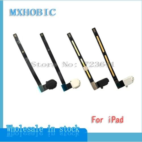 MXHOBIC 5pcs/lot Volume Audio Headphone Jack Flex Cable For iPad 5 6 Air Mini 1 2 3 4 Replacement Parts