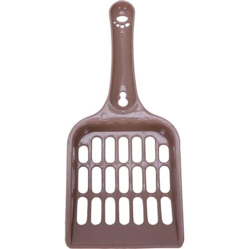 Plastic Non slip Grip Pet Cat Dog Wastes Trash Cleaner Litter Scoop Random Color