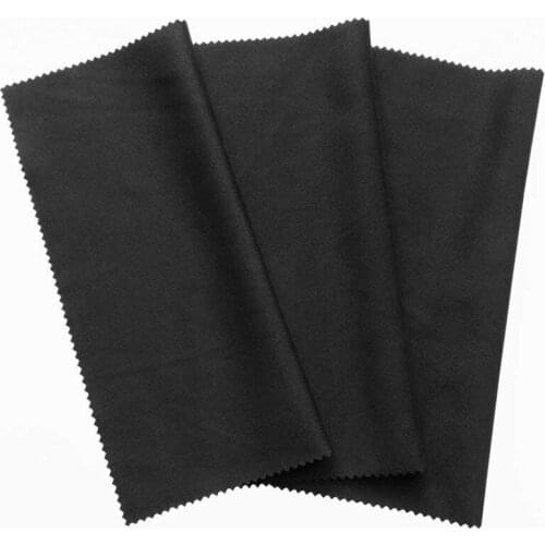 Quality 3x microfiber cleaning cloth 20x19cm, black cleaning cloths, touchscreen, smartphone display, glasses, laptop, lens, scr