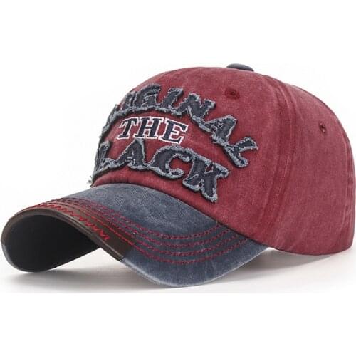 Retro Cotton Letters Patchwork Vintage Baseball Cap Men Women Snapback Hat Spring Autumn Hip Hop Hats Winter Hat Cap