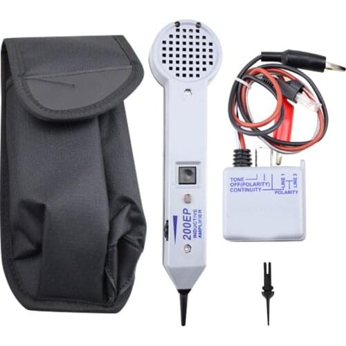 200EP High Accuracy Portable Line Finder Tone Generator Kit Inductive Amplifier Wire Tracker Practical Professional Cable Tester