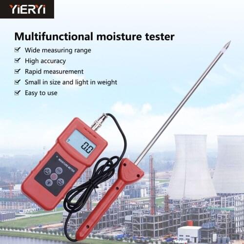 Yieryi MS350A Handheld Digital moisture meter for soil ,silver sand, chemical combination powder,coal Chemical powder Tester
