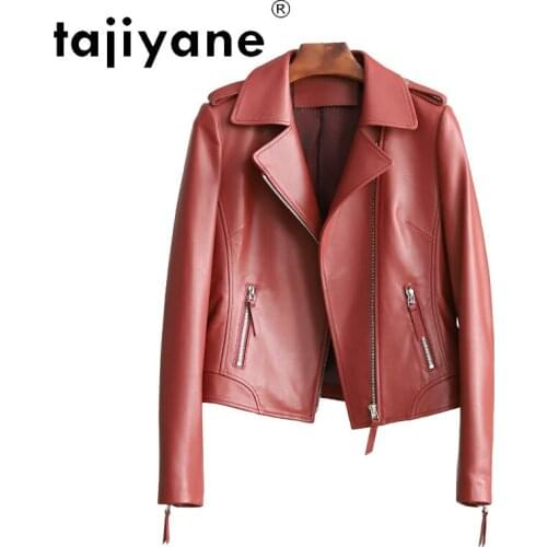 Women for Jackets 2021 Autumn Real Leather Coats Woman Genuine Sheepskin Jacket Female Clothing Mujer Chaqueta TN726