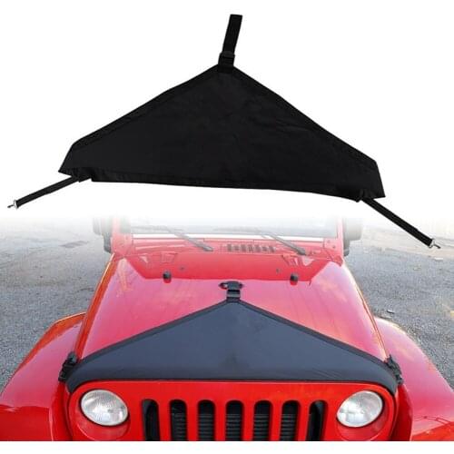 1Pcs Car Canvas Engine Hood For Jeep Wrangler TJ 1997-2006 Engine Exterior Cover Protector Car Exterior Accessories