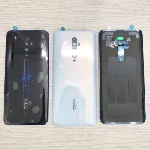 100% original 6.53" For oppo Reno 2Z Reno2 Z Back Battery Cover Door Housing case Rear Glass lens parts Replacement