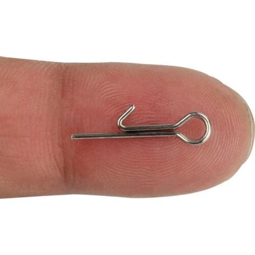 100Pcs Fishing Hook Soft Lure Bait Fixed Connecting Pins Swivel Accessories