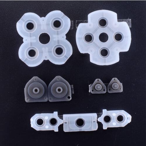 2sets JDM-030 PS4 Controller Silicone Conductive Pad Buttons with Screwdriver for 1200 Playstation 4 Dualshock 4 Controller