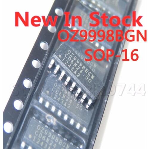2PCS/LOT OZ9998BGN OZ9998 SOP-16 SMD LCD high voltage board chip NEW In Stock
