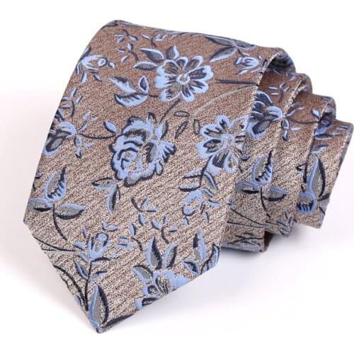 2021 New Arrivals Mens Tie High Quality 7.5CM Wide Neck Tie For Men Business Suit Necktie Male Fashion Formal Ties Gift Box