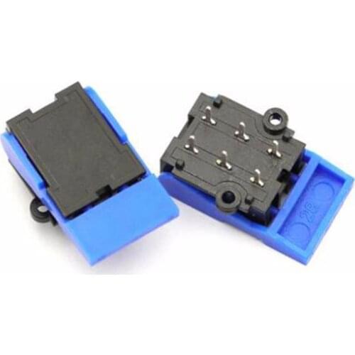 5pcs 6 pins copper contact switch telephone spring switch telephone hook switch