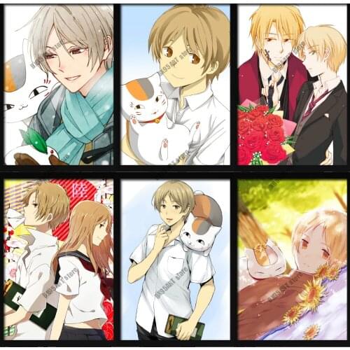 5D Diamond Painting Natsumes Book of Friends Anime Full Square Diamond Embroidery Mosaic Home Decor Cross Stitch Kits Gift