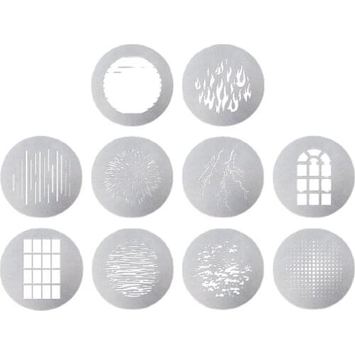 Aputure Gobo Photography Fill Light Aputure Projection Projection Film, for Spotlight Mount Gobo Film * 10