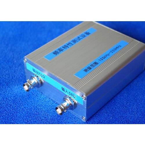 Free shipping NWT200 50KHz~200MHz Sweeper Network Analyzer Filter Amplitude Frequency Characteristics Signal Source WinNWT4