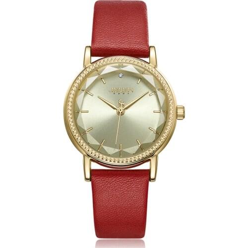 New Julius Womens Watch Japan Quartz Lady Classic Hours Fashion Clock Dress Bracelet Leather Girls Birthday Gift