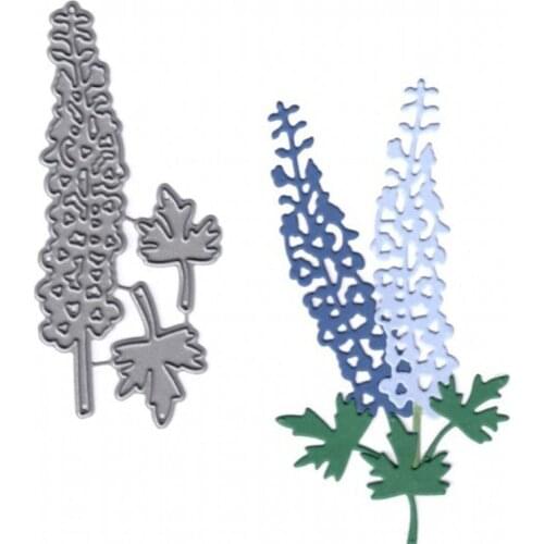 Delfinium Flowers Die Metal Cutting Dies Stencils for DIY Scrapbooking Album Decorative Embossing Paper Card Crafts Die Cut