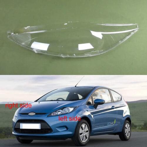 Front Headlamps Transparent Lampshades Lamp Shell Masks Headlight Cover Glass Lens for Ford Fiesta 2009 2010 2011 2012