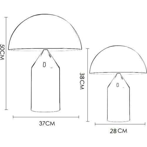 Hardware mushroom head Table Lamp Style Art Dining Room Bedroom Bedside Mushroom Nordic Desktop Lamps for Living Room Study