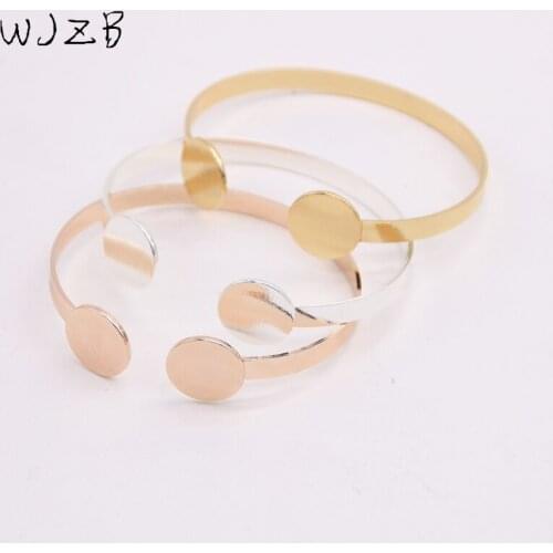 WJZBFashion circle cake bracelet Womans bracelet with the shape of a round cake