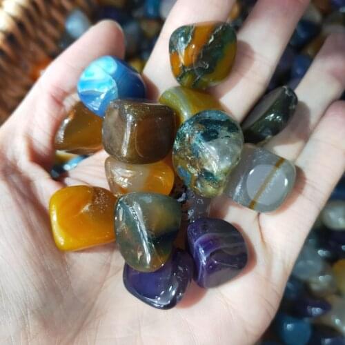 Natural Crystal Agate Quartz Ore Minerals Crystals Colorful Natural Stone Healing Sample Quartz Aquarium Stone DIY Home Decor