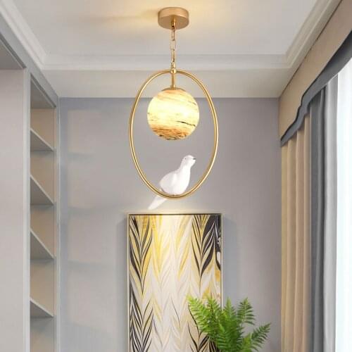 Nordic Bird Pendant Light for Bedroom Modern Living Room Deco Porch Balcony Kitchen Hanging Lamp Aisle Restaurant Light Fixture