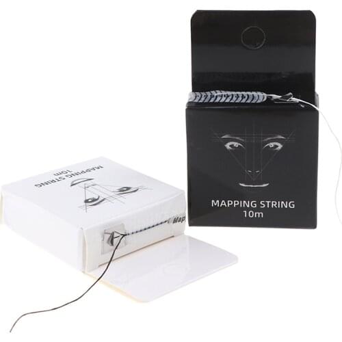 Semi Permanent Positioning Eyebrow Measuring Tool Mapping Pre-ink String For Microblading Eyebow Make Up Dyeing Liners Thread