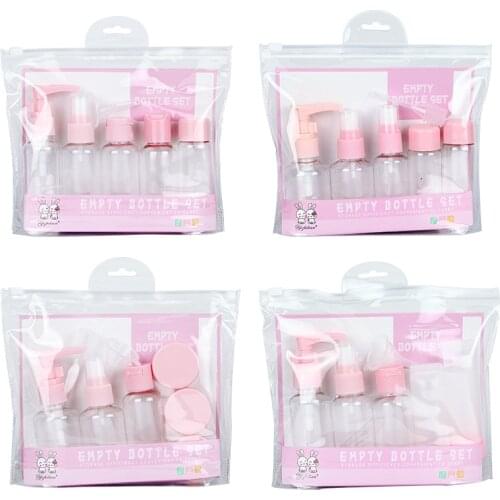 Portable travel cosmetic shampoo Packaging Bottle Soap Dispensers Shower Gel container Storage Spray plastic makeup organizer