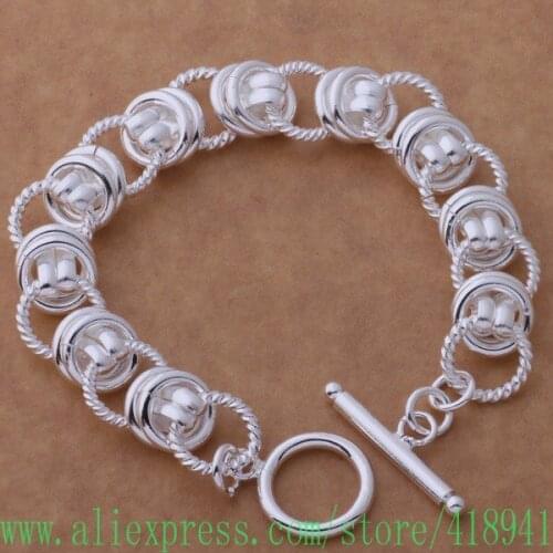 Silver Plated bracelet, Silver Plated fashion jewelry Dazzling /eedamvka bffajwma AH210