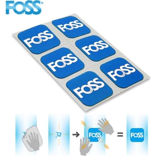 FOSS Bicycle Tire Patch 6pcs/Pack Repair Tool Bike Inner Tube Glue Tire Patch Repair Tools Quick Fix Self-Adhesive Bicycle Tools