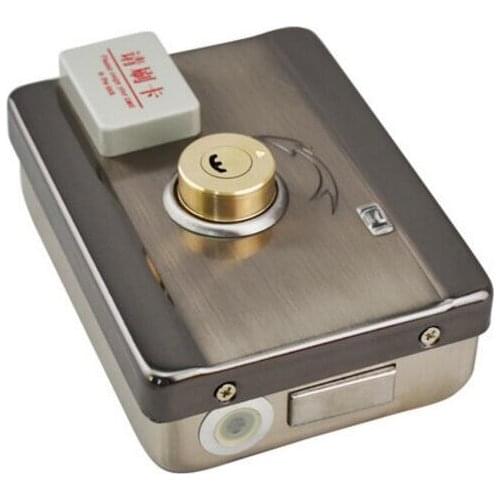 DC12V one-way lock Door and gate Access Control system Electronic integrated lock with RFID reader with 20pcs ID 125KHZ keyfob