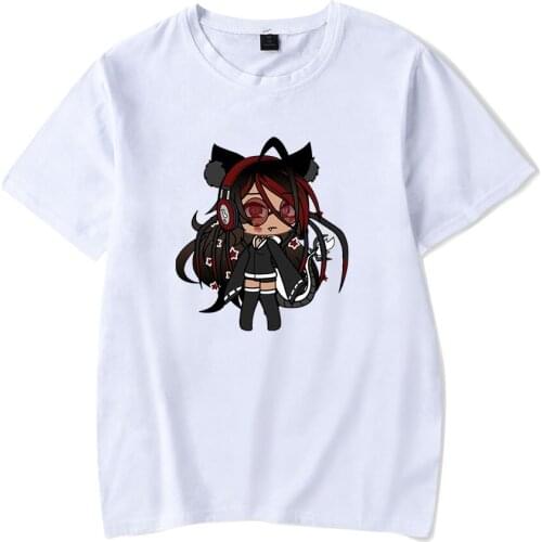 Game Gacha Life Tee Loose Casual Tshirt Boys/girls Short Sleeve T Shirt Adults Men Women Summer Tee 2D Print Gacha Life Tops