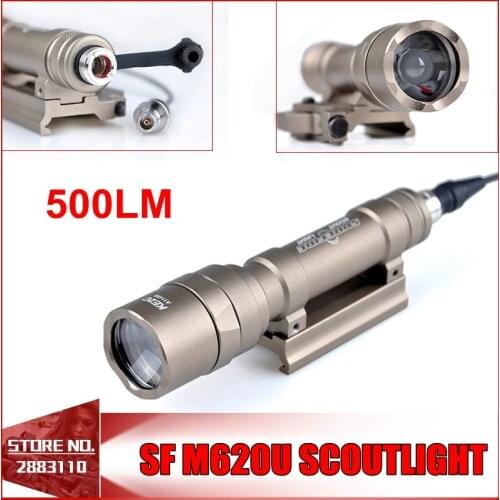 Element Airsoft Tactical Flashlight M620U 500 Lumen Hunting Lamp Gun Weapons Light EX357