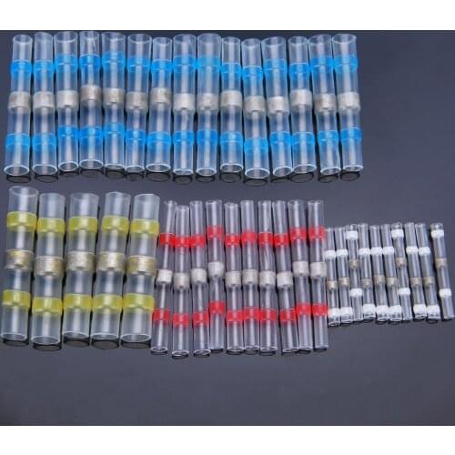 40pcs Heat Shrink Connector Insulated Solder Sleeve Waterproof Sealed Heat Shrink Terminals Electrical Wire Terminals Connectors