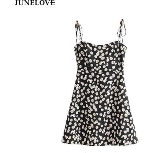 2020 Vintage kawaii white floral mini dress women casual vestidos sleeveless ladies dresses korean beach dress sexy summer dress