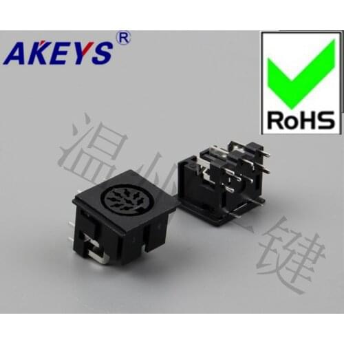 10PCS DS-8-03 Square SD Large Terminal Connector Large 8-core 10-foot Socket 8PIN Needle DIN Base