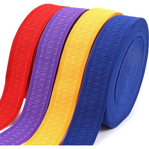 5CM high quality durable pants skirt belt / car decoration soft jacquard rubber band / elastic band