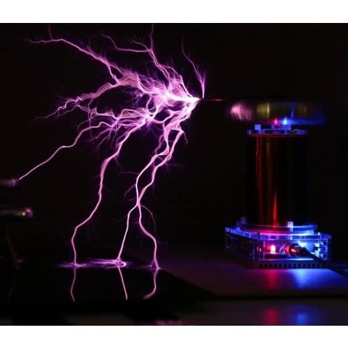 AC 110V-220V DIY Music Tesla Coil SSTC Music SSTC Solid State Tesla Coil Integrated Arc-Suppression Tesla Coil Assembled