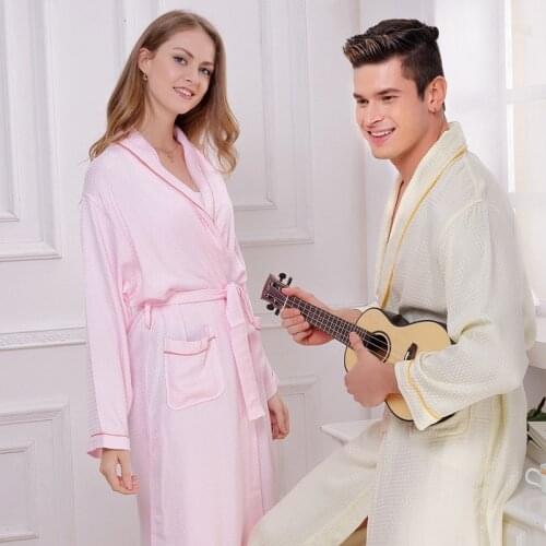 Bamboo bathrobe women sexy fleece nightgown girl sleepwear summer bathrobes home long soft hotel spring autumn