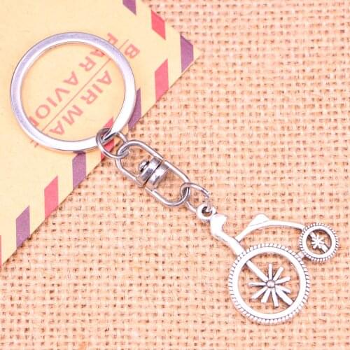 New Fashion Keychain 27*31 mm mediaeval bike bicycle Pendants DIY Men Jewelry Car Key Chain Ring Holder Souvenir For Gift