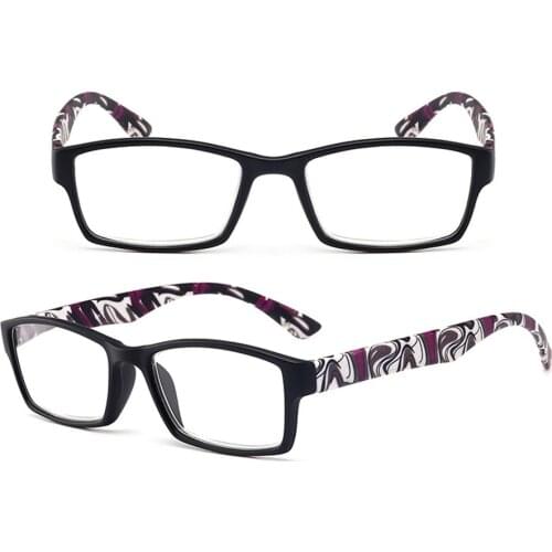 CLARA VIDA 2 Paires!!! Rectangule Reading Glasses Fashionable Comfortable, Anti-fatigue Men Women+1.0 +1.5 +2.0 To +4.0