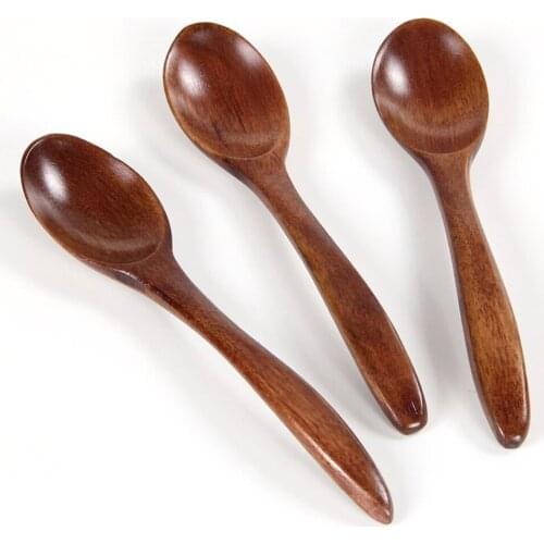 1pcs Wooden Spoon Bamboo Kitchen Cooking Utensil Tool Soup Teaspoon Catering For Kicthen Home Restaurant