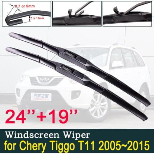 For Chery Tiggo T11 2005~2015 2006 2007 2008 2009 2010 2011 2012 Windscreen Windshield Wipers Car Wiper Blade Car Accessories