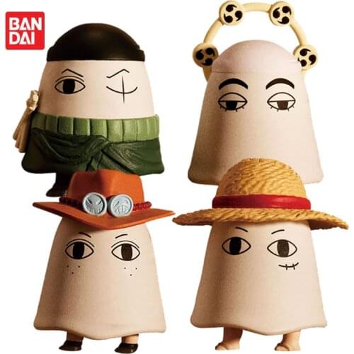 Bandai Genuine Gashapon ONE PIECE Anime Figures Luffy Ace Enel Roronoa Zoro Action Figure Model Toys Gifts For Children