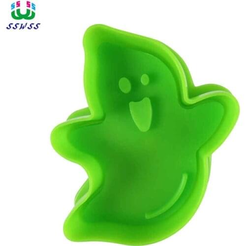 Halloween Little Ghost Pattern Printing Molds,Food Grade Plastic Cake Decorating Cutters Tools,Direct Selling