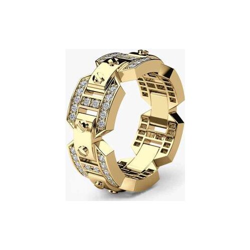 Huitan Trendy Decorations Unisex Ring Band Luxury Silver Color Punk Stylish Men Ring Power Gadget