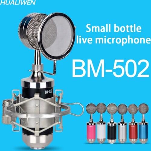 Bm-502B computer mobile phone live kge artifact wired microphone condenser microphone