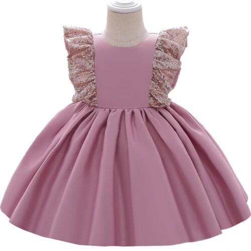 Infant Dress Newborn Clothes Summer Baby Princess Party Sequins Dresses For Baby Girls Dress Kids 1st Year Birthday Dress