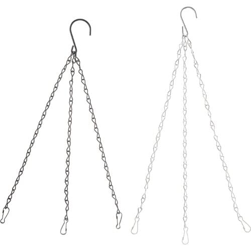 Garden Basket Iron Hanging Chains Flower Planter Pots Holder Replacement