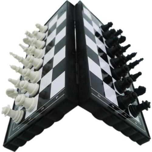 1set Magnetic Chess Board Set Outdoor Travel Folding Chess Backgammon Parent-Child Educational Family Game Kids Toy Gift