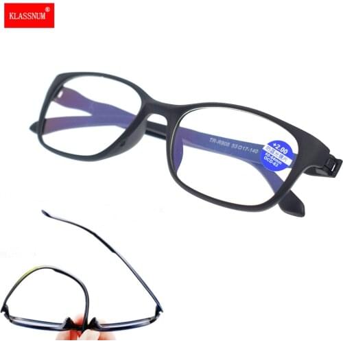 1pc TR90 Ultralight Anti Blue-Ray Reading Glasses Anti Blue Light Presbyopic Glasses Hyperopia Eyewear Readers +1.5 2.5 3.5 4