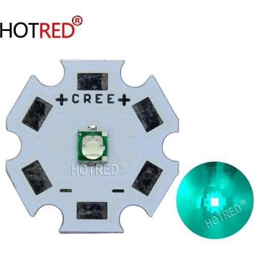 10pcs 3W 490nm - 495nm Cyan Ice Blue Color 3535 Epileds High Power LED Light Emitter Diode on 16mm / 20mm Aluminum PCB